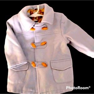 Talbots Light Blue Wool Dress Coat size 24 months
